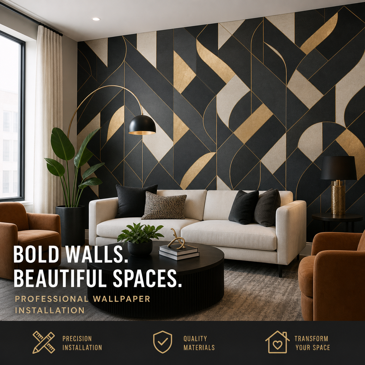 Accent wall installation